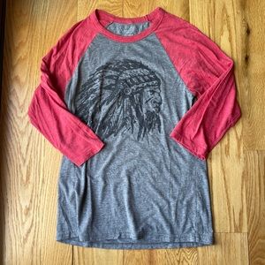 Native American Baseball Tee